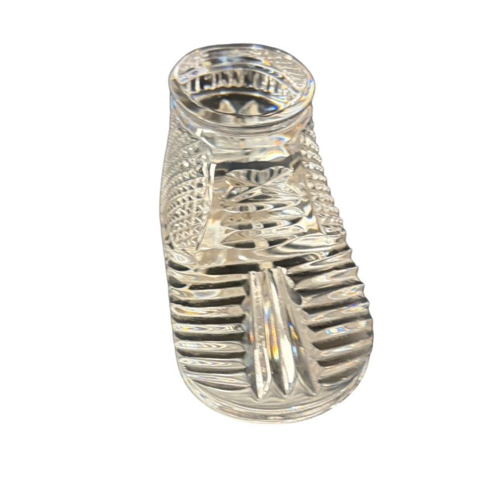 Waterford Crystal Baby Shoe Desk Paperweight Crystal Baby Shoe Baby Gift